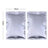 Glossy Silver Aluminum Foil Zip Lock Bag - Premium Quality, Food Grade, Moisture-proof, Reusable